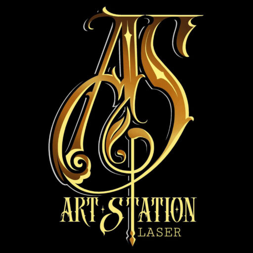 art station laser logotyp